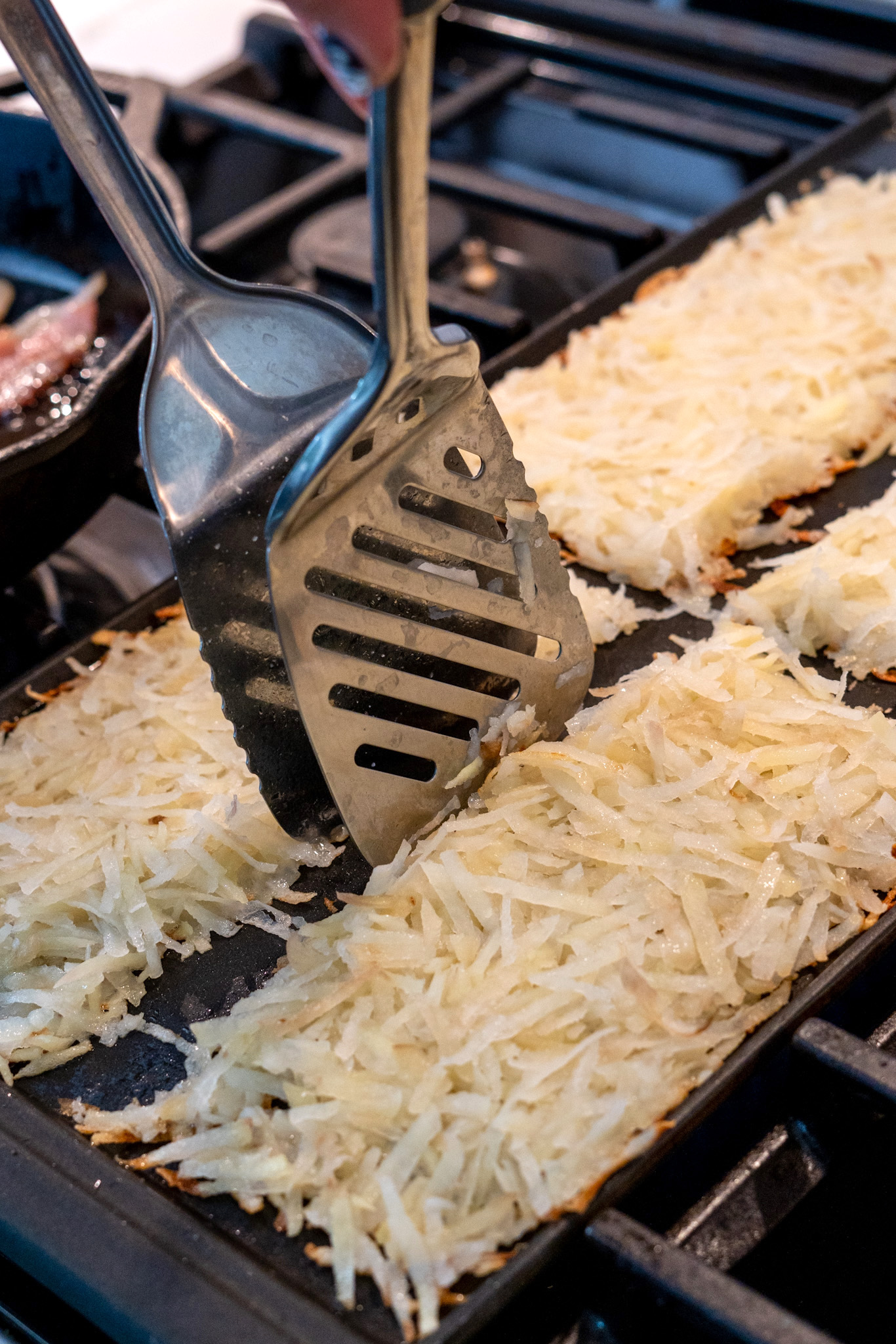 Crispy Shredded Hash Browns - The Midwest Kitchen Blog