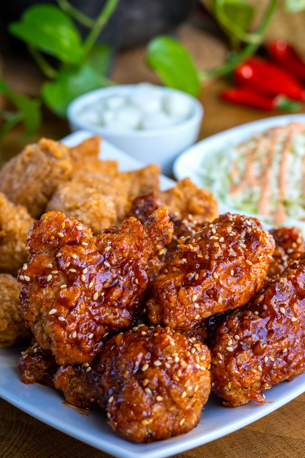 Korean Fried Chicken (Yangnyeom Chicken)