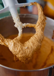 whipped masa (corn dough) that is ready for spreading onto corn husks for tamales