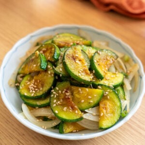 hobak bokkeum plated